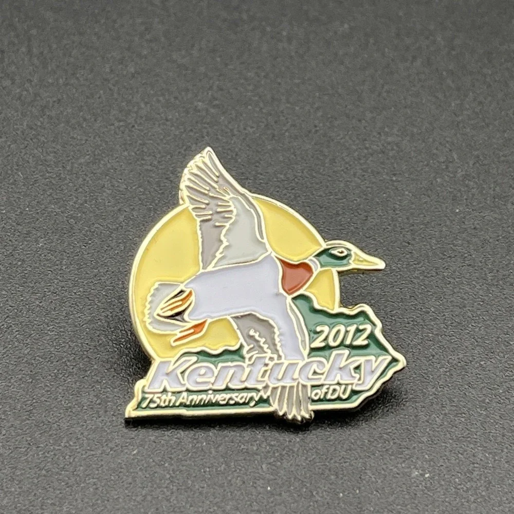 2012 Ducks Unlimited Kentucky 75th‎ Anniversary Lapel Hat Pin